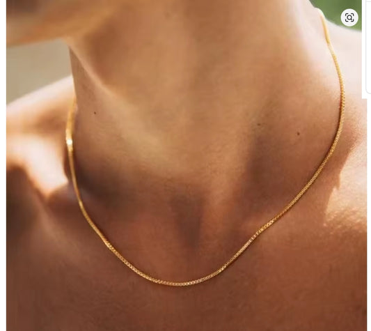 Gouden necklace voor heren
